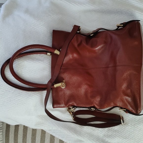 Handbag-Kristen Bell for Erica Anenberg, Brown, large - Picture 3 of 10